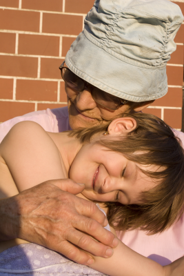 Pflege der Enkelkinder