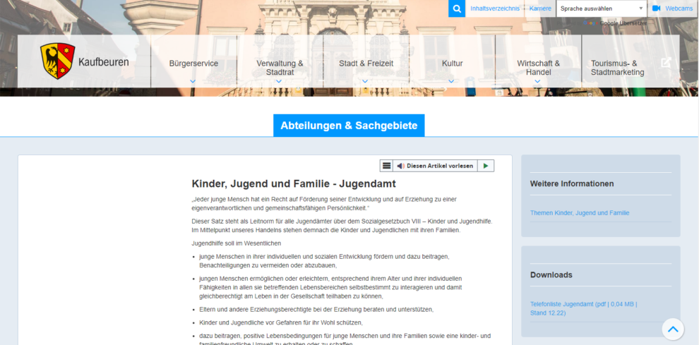 Jugendamt Kaufbeuren