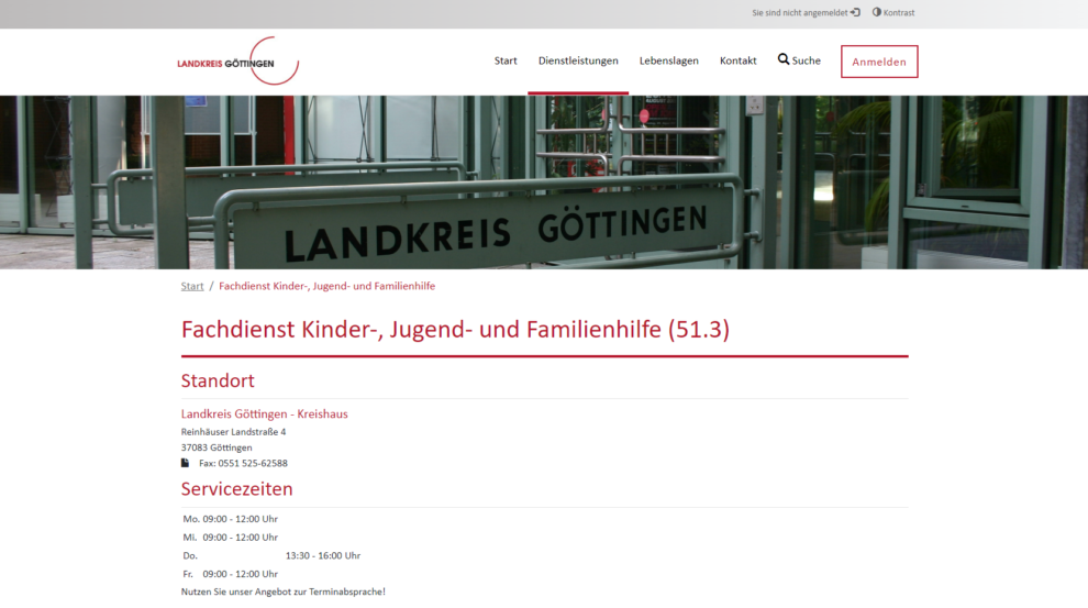 Jugendamt Landkreis Göttingen